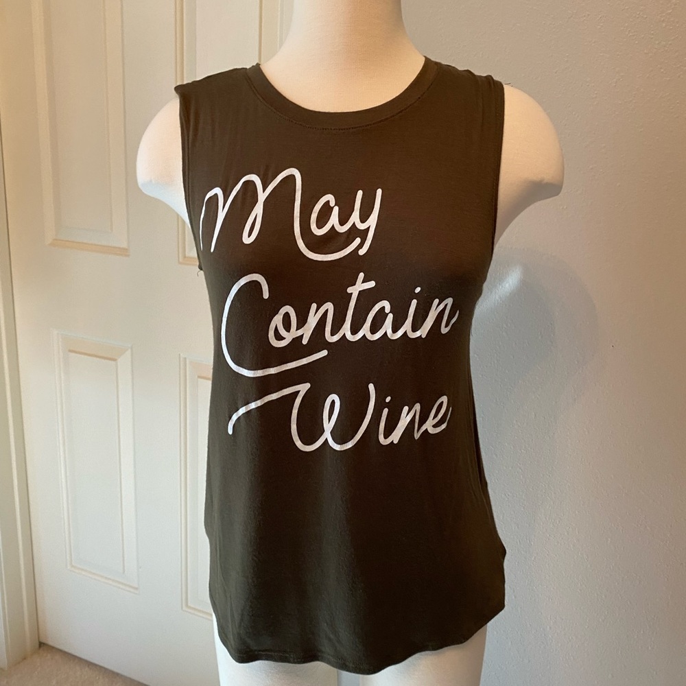 Eyeshadow Tank “May Contain Wine” (S)